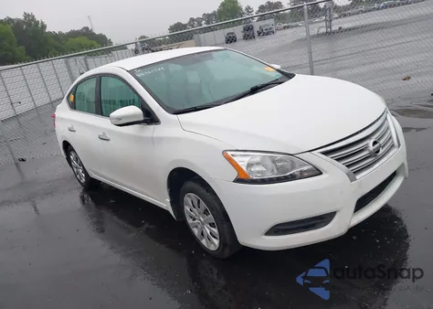 2014 Nissan Sentra Fe+ S/Fe+ Sv/S/Sl/Sr/Sv z USA, uszkodzony, nr VIN 3N1AB7AP5EL633447